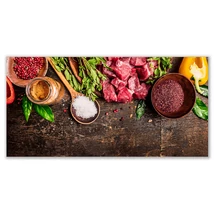 Üveg - kép infrapanel Food 2 (600 W) Új termék!